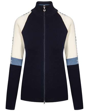 Dale of Norway Geilo Women\'s Jacket - Navy/Off White/Blue Shadow